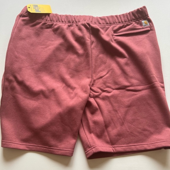 NWT Carhartt Men's Relaxed Fit Midweight Fleece Short Drawstring Back Zipper 🔥🔥 - Picture 5 of 7